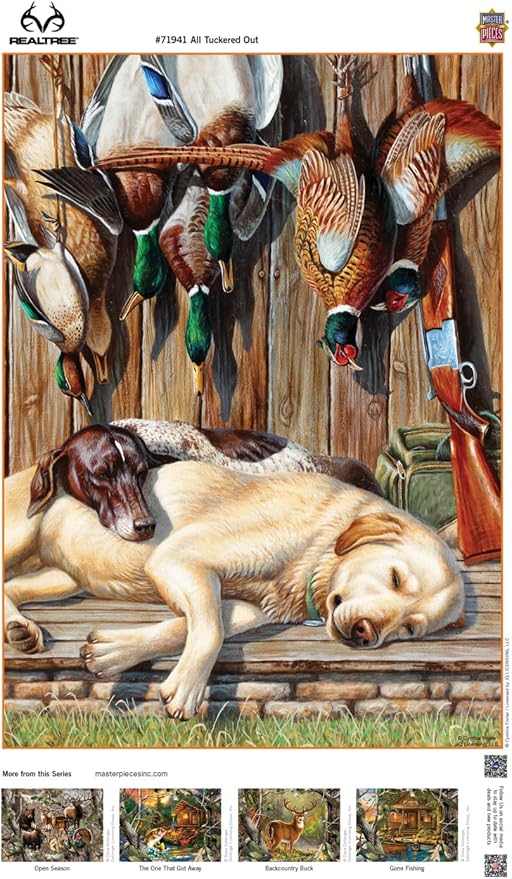 MasterPieces 1000 Piece Jigsaw Puzzle For Adults, Family, Or Youth - All Tuckered Out - 19.25"x26.75"