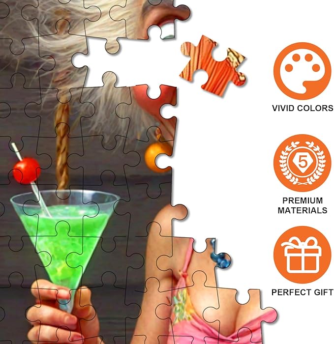 1000pcs Jigsaw Puzzle for Adults - Happy Grandma Puzzle, Paper Puzzle for Family Fun & Brain Challenge, for Holidays & Special