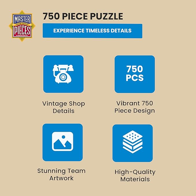 MasterPieces 750 Piece Jigsaw Puzzle for Adults and Family - Hidden Gems - 18"x24"
