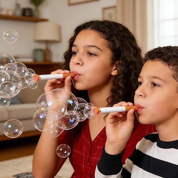 Novelty Bubble Blower Box Set,Stress Relief Toys that Blow Bubbles,Funny Mini Bubble Box Stick Toy for Men Women for Relaxation Fun Office Party Gift Idea (Style E)