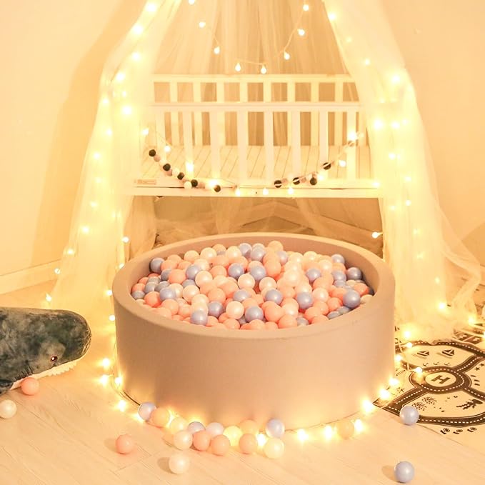 GOGOSO Ball Pit Balls for Toddlers Kids Plastic Balls for Ball-Pit Playpen Pool Baby Play Pastel BPA-Free Non Toxic Play Pastel Crush Proof Bal 50 100 200 500 1000 Count