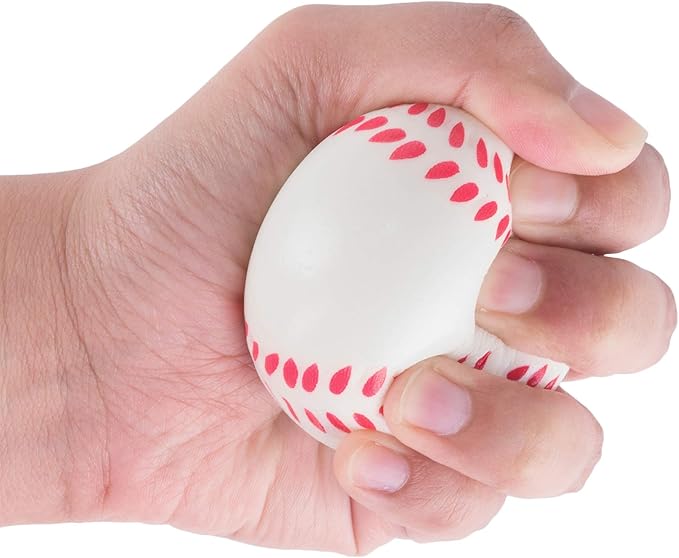Super Z Outlet Mini Foam Sports Balls 24 Pack for Kids Adults Mini Baseball Football Basketball Soccer Stress Toy Game Party Decoration