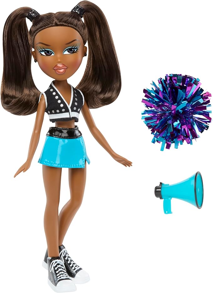 Bratz Play Sportz Sasha Fashion Doll with Accessories, Cheerleading