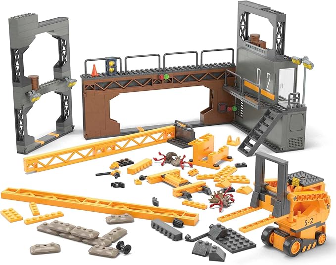MEGA Halo Infinite Toys Building Set for Kids, Floodgate Firefight with 634 Pieces, 4 Poseable Micro Action Figures and Accessories, Gift Ideas