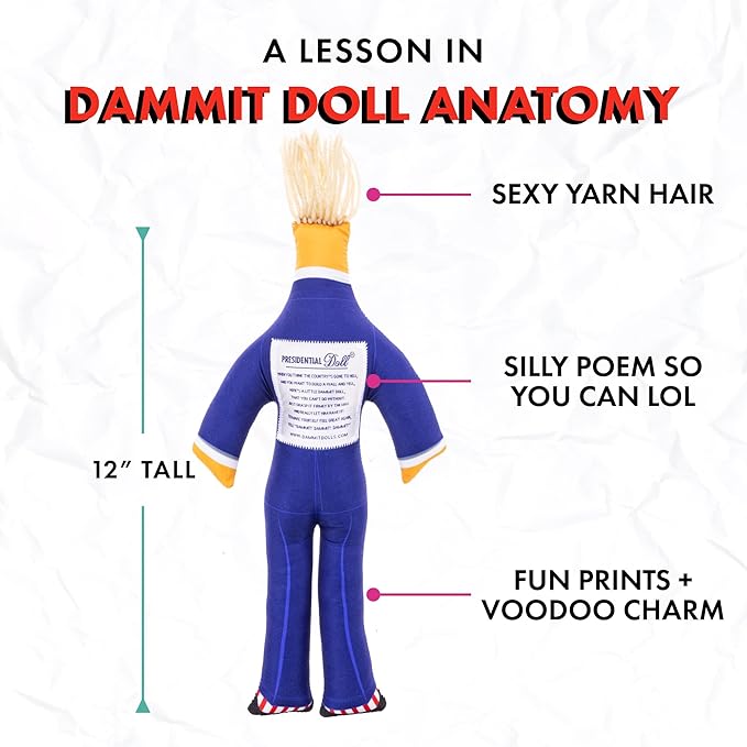 Dammit Doll - The 47 Doll - Limited Edition - Stress Relief, Gag Gift