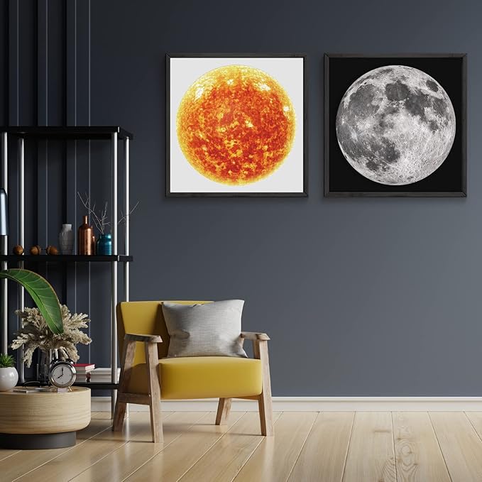 Antelope - 1000 Piece Puzzle for Adults, Space Sun Jigsaw Puzzles 1000 Pieces, Telescope Planet Close-up Round Puzzle, High Resolution, Matte Finish, No Dust Space Puzzle