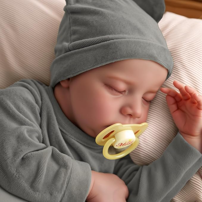 JIZHI Reborn Baby Dolls Boy - 20 Inch Cute Soft Realistic Newborn Baby Doll with Poseable Body, Real Life Baby Dolls with Accessories for 3+ Year Old Gifts, Pretend Play