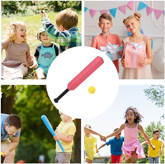 Cricket Game For Kids - ABS EVA | EVA Bat & Ball Game For Kids | Sports Kit Fun Activity Outdoor Sports Toy For Kids Play Time, Backyard Games Tr