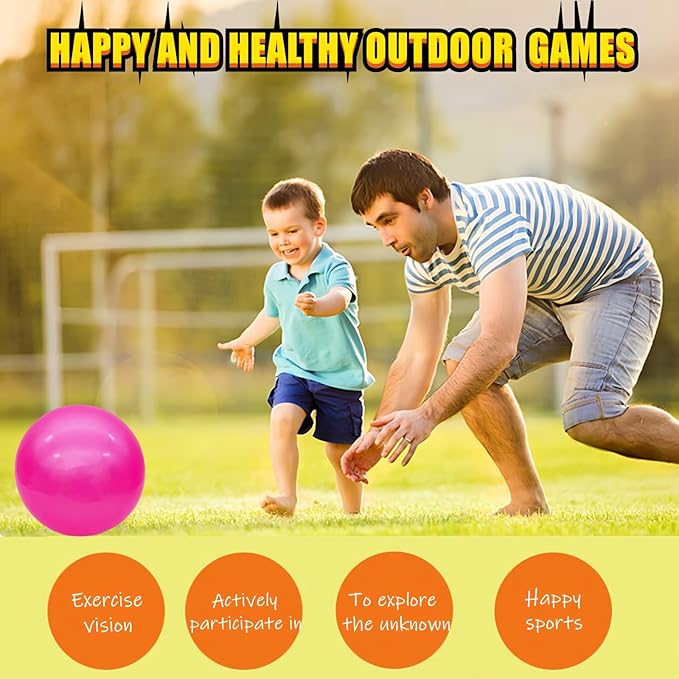 3 Pcs Inflatable Playground Balls 9 Inch Bouncy Balls with Hand Air Pump for Indoor Outdoor Play Balls for Kids