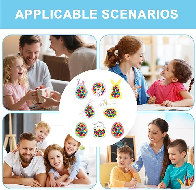 Drawing Paper Activity Craft Supplies, Paper Ornament Art Set, Colorful Sheets for Boys Girls, Premium Material with Smooth Texture, DIY Craft Kit with Creative Design Options, Home Glass Window
