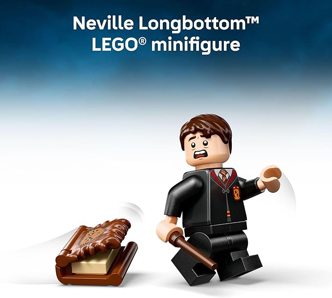LEGO Harry Potter Chomping Monster Book of Monsters Kids Toy - Pretend Play Set for Boys and Girls, Ages 9+ - Collectible Neville Longbottom Minifigure- Gift Idea for Birthdays and Book Lovers - 76449
