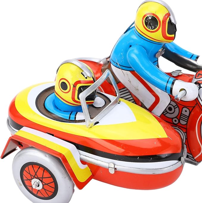 ANGGREK Retro Wind Up Toy, Motorcycle Toy Easy for Christmas