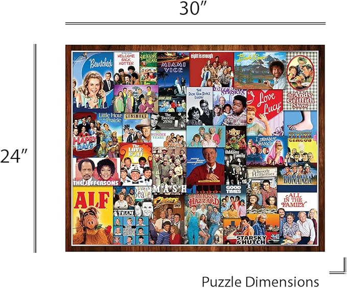 Springbok 1000 Piece Jigsaw Puzzle What's on TV? - Made in USA