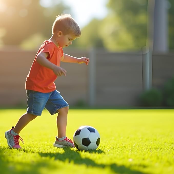 Richball Toddler Soccer Ball, Size 3 Soccer Ball Boys, Outdoor Toy for Kids Age 3-6, Stocking Stuffers Birthday/Easter Gifts for Boys Girls Outdoor Training