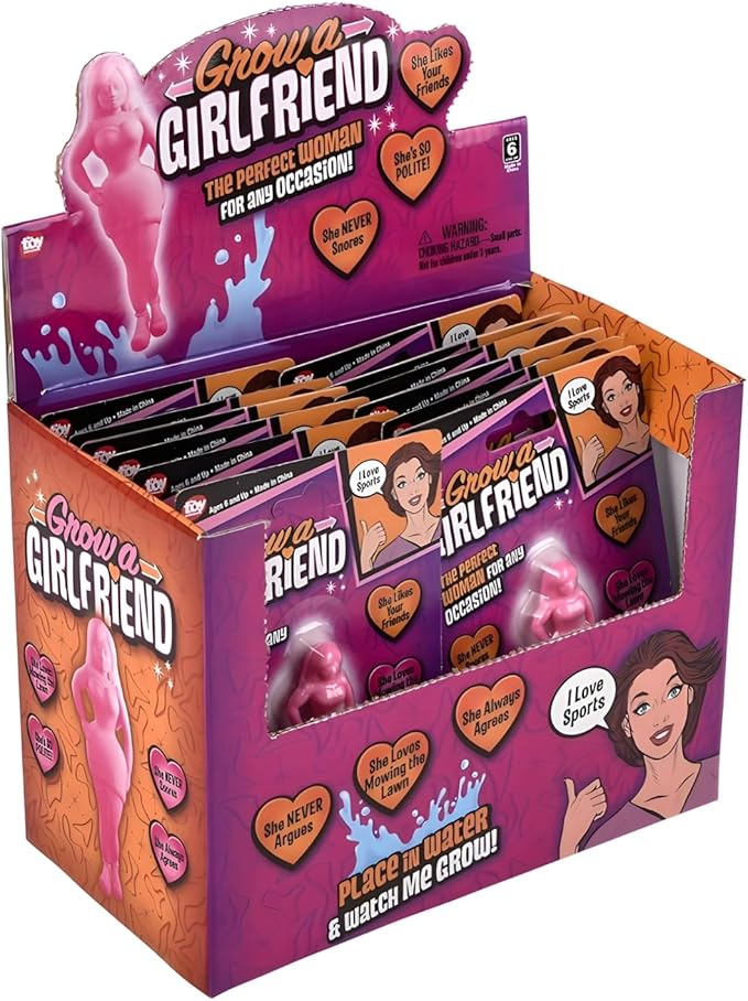 2.7 Inch Grow A Girlfriend – 12 Count Display
