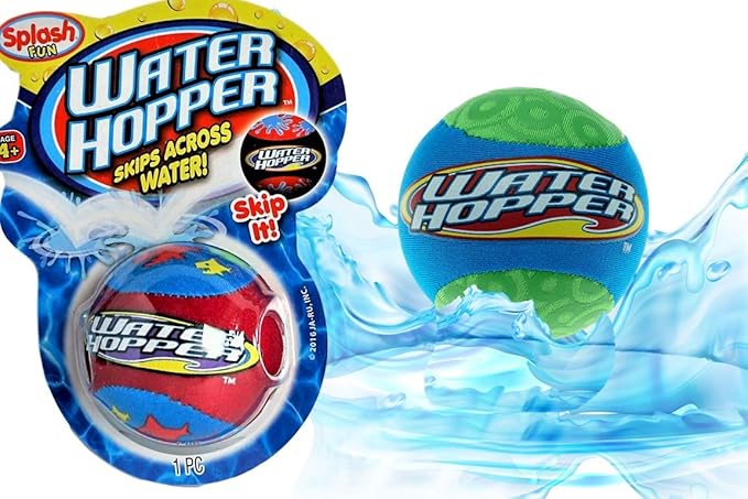 JA-RU Pro Hopper Skip Water Bouncing Ball Professional Fidget Skip Ball Pool Bounce Balls Toys. Skipping Beach Ball. Outdoor Game Party Favor Pool Toy for Kids and Adults 880