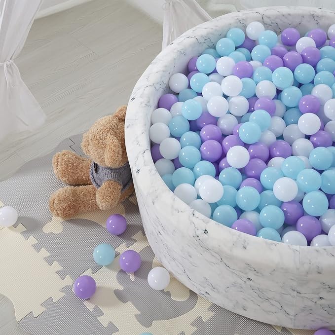 STARBOLO Ball Pit Balls for Toddlers Phthalate Free BPA Free Non-Toxic Crush Proof Play Balls for Toddlers Kids Pool Playhouse Pack of 100 200 500