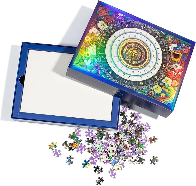 Laser Rainbow Reflection Unique Puzzles for Adults, Puzzle 1000 Pieces, Lucky Tiles & Cosmic Wilds Theme, Difficult Puzzles for Adults, Unique Gifts for Puzzle Lovers