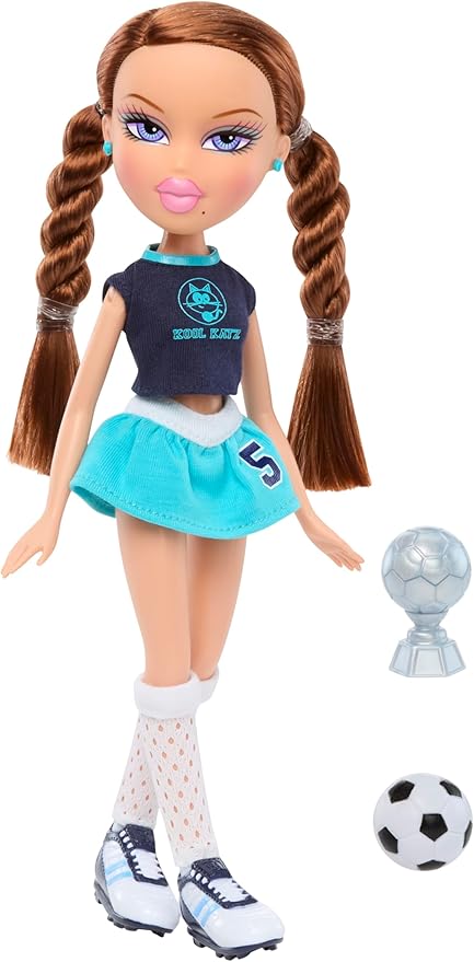 Bratz Play Sportz Roxxi Fashion Doll with Accessories, Soccer