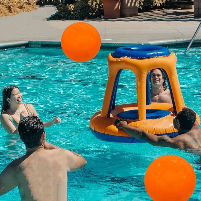6 Pack Beach Balls, Large Inflatable Beach Balls Bulk, for Parties, Beach, Pools & Play