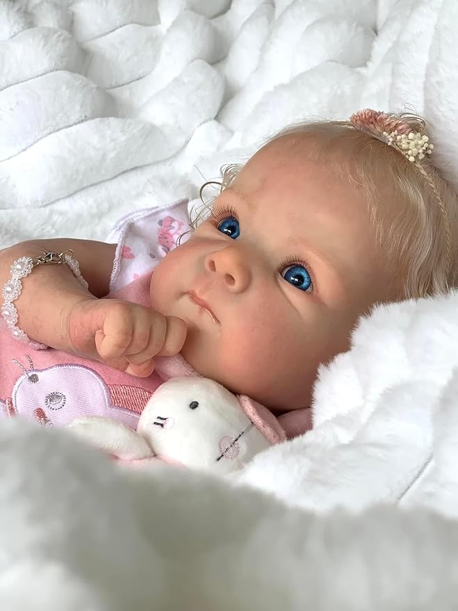 Zero Pam Reborn Baby Dolls Silicone Full Body, Realistic Baby Doll, 18 Inch Anatomically Correct, Real Baby Doll That Look Real Life Reborn Dolls with Accessories