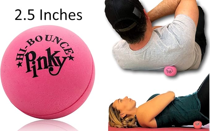JA-RU Hi-Bounce Pinky Ball (1 Pack) Rubber Bouncy Balls for Kids and Adults. Small Pink Stress Bounce Ball. Indoor and Outdoor Sport Party Favors. Therapy