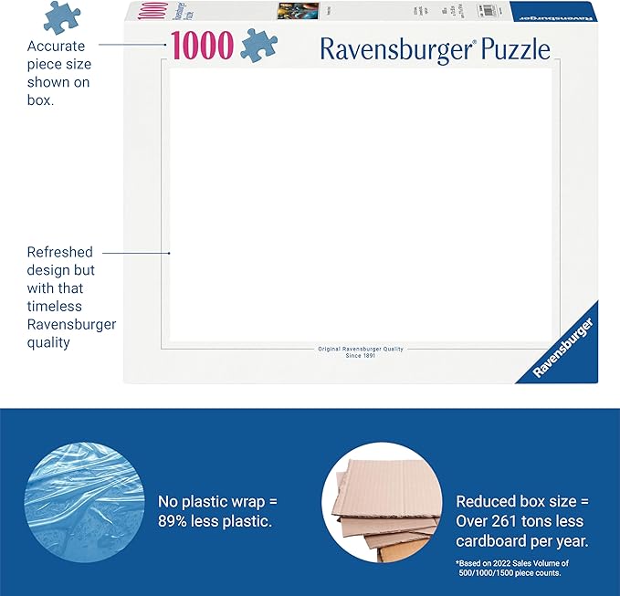 Ravensburger - Lake Matheson, New Zealand - 1000 Piece Jigsaw Puzzle - Stunning, Peaceful Lake at Sunrise - Majestic Misty Mountains - Ideal Gift - Frameable Art - Screen-Free Fun - Puzzles for Adults