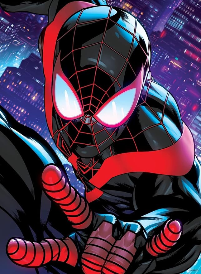 Buffalo Games - Marvel - 4 x 1 Multipack -Spider-Verse - Multi Piece Jigsaw Puzzle for Adults -Challenging Puzzle Perfect for Game Nights - Finished Size Varies