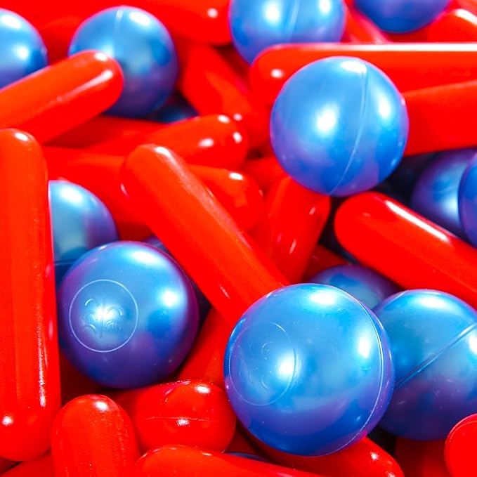 STARBOLO Ball Pit Balls for Kids -Pack of 150 200 500 Colorful Ball Pit Balls Crush Proof Plastic Toy Balls for Toddlers Ball Pit, Ball Pit Play Tent, Baby Pool Water Toys