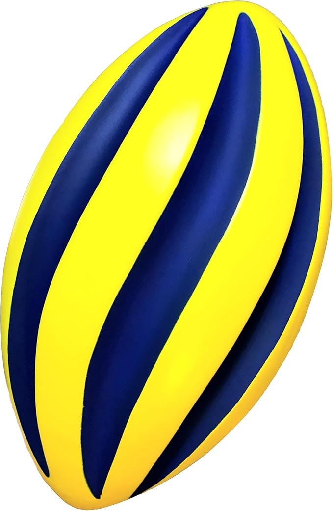 Spiral Foam Football - Soft Foam Football for Kids - 9 Inches - American Football - 1 Each