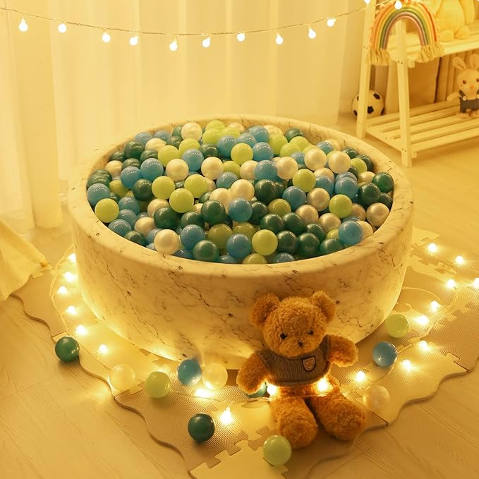 STARBOLO Ball Pit Balls for Toddlers Phthalate Free BPA Free Non-Toxic Crush Proof Play Balls for Toddlers Kids Pool Playhouse Pack of 100 200 500