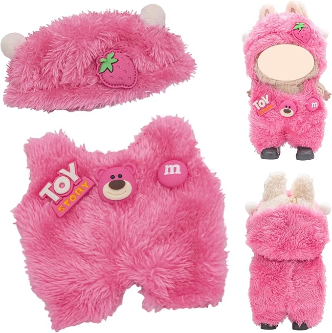 4 Pack—17cm Dolls Clothes,Premium Doll Outfit with Accessories,Doll Princess Skirt,Cute Clothes Outfit for 17cm Dolls,End Fashion Clothing Set(No Dolls and Shoes) (Set N)