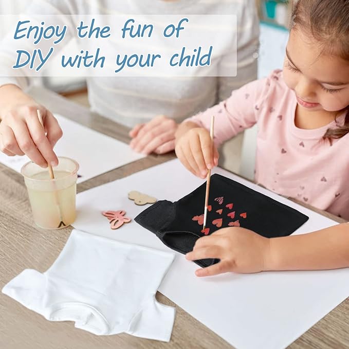 8 Pcs 18 Inch Boy Doll T Shirt Clothes Sublimation 18’’ Doll Outfits Accessories Classical Tee Shirts Fit 18 Inches Doll White and Black for Doll Decoration DIY Pretend Play