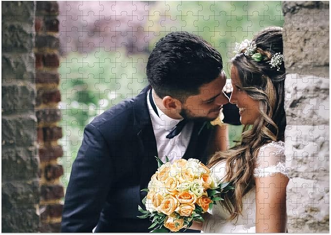 Custom Puzzle from Photos 200/300/500/1000 Pieces Personalized Puzzles for Family, Wedding, Chrisrmas, Gifts