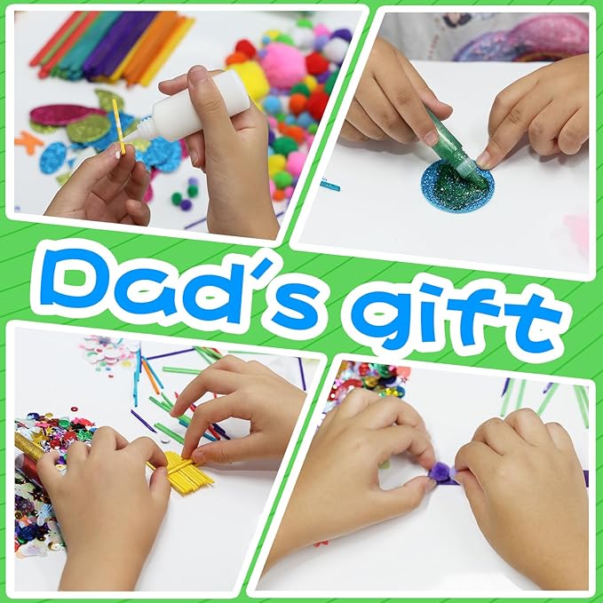 ANTDECOUS Arts and Crafts Supplies Kit for Kids - 2030+PCS Craft Supplies & Materials for Kids Creative Art Birthday Holiday Gift Craft Kits for Girls Boys 3+ 4 5 6 7 8 9 Year Old
