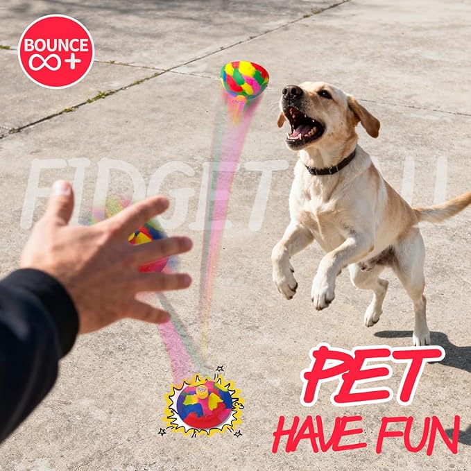 Toss Circus Carnival Party Favor Games Jumping Bounce Popper pop up Ball Dart Fidget Outdoor Toy for boy Girl Kid Children Adults（6 Piece）