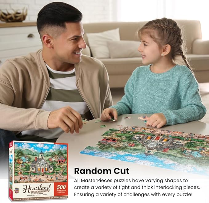 Masterpieces 550 Piece Jigsaw Puzzle For Adults, Family, Or Kids - Swan Pond - 18"x24"