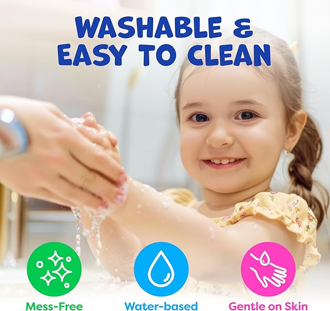 Dot Markers For Toddlers 1-3 - Dot Art Paints Washable For Kids - Includes Printed & PDF Coloring Sheets - Toddler Arts And Crafts - Preschool Learning Activities - Bingo Daubers For Toddlers 2-4