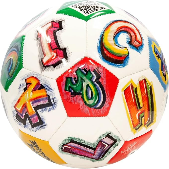 Crayola Official Soccer Ball - Unisex Kids - CRAY80BL Alphabet2 Size 5