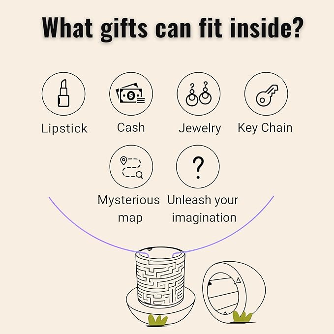 Maze Egg Money Puzzle Gift Box: Available in 4 Unique Internal Designs - Secret Cash Holder & Surprise Gift Container for Easter, Birthday, Wedding - Fun Brain Teaser Toy for Kids & Adults