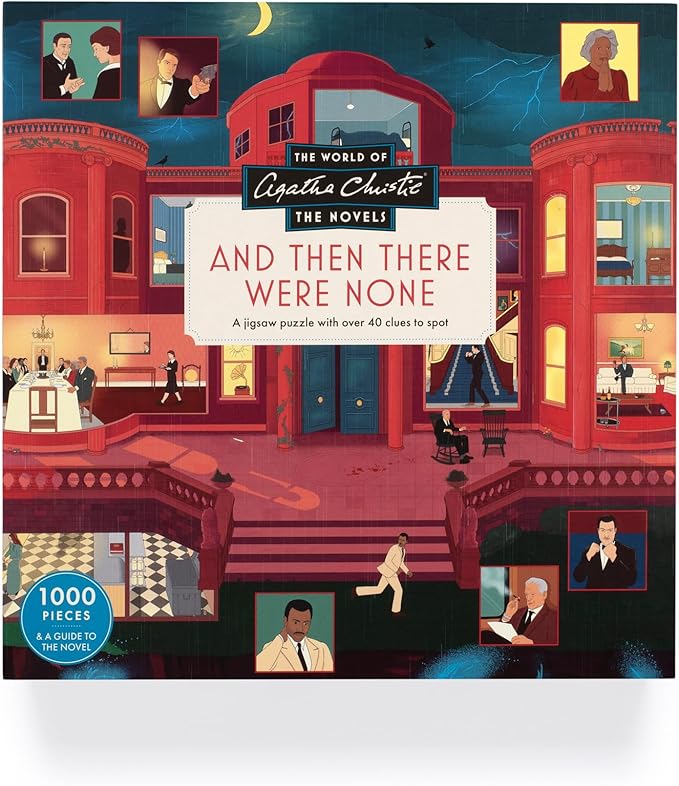 The World of Agatha Christie: and Then There were None: A 1000-piece Jigsaw Puzzle Illustrated by Ruby Ash