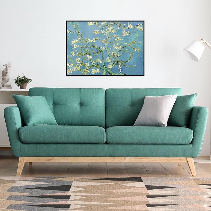 1000 Piece Puzzle for Adults, Almond Blossoms Jigsaw Puzzles 1000 Pieces with Letters on Back, Impossible Difficult Puzzles for Adults Seniors Teens Challenging Gift, Finished Size 27.6 x 19.7 inches