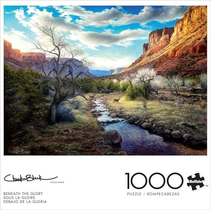 Buffalo Games - Charles Black - Beneath The Glory - 1000 Piece Jigsaw Puzzle for Adults – Precision-Cut Pieces, Beautiful Artwork, and Hours of Relaxing Fun