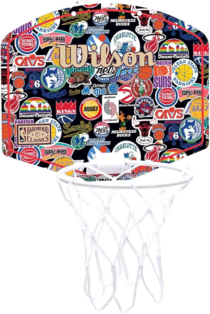 WILSON NBA Team Mini Basketball Hoops