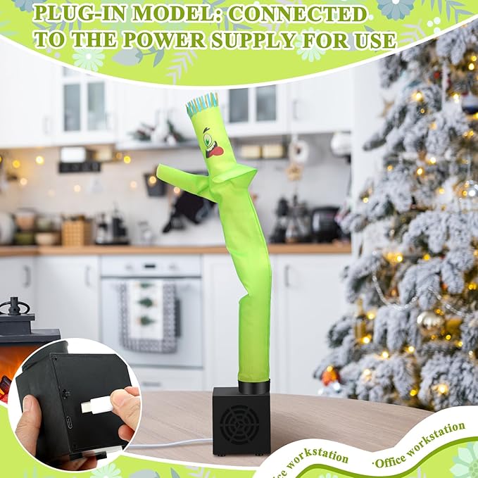Poen Easter Gifts for Kids Mini Wacky Waving Inflatable Tube Guy with Blower Gag Toy Gift Inflatable Tube Man Birthday Desktop Decor Dancing Blow up Man for Office Party Decor(Naughty)