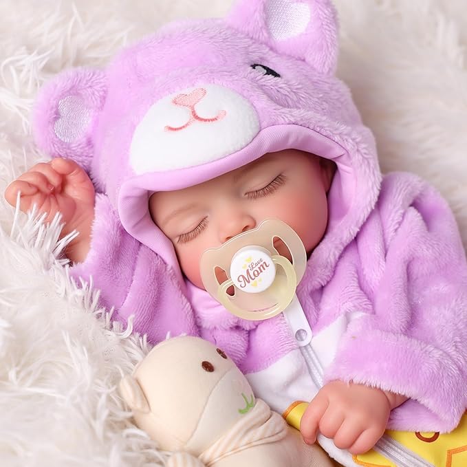 BABESIDE Lifelike Reborn Baby Dolls, 20 Inch Realistic Newborn Baby Doll with Poseable Body, Real Life Baby Dolls with Accessories Gifts for Kids Age 3+ & Collection