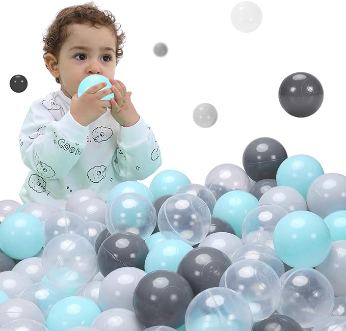STARBOLO Ball Pit Balls for Toddlers Phthalate Free BPA Free Non-Toxic Crush Proof Play Balls for Toddlers Kids Pool Playhouse Pack of 100 200 500