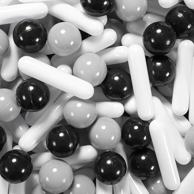 STARBOLO Ball Pit Balls for Kids -Pack of 150 200 500 Colorful Ball Pit Balls Crush Proof Plastic Toy Balls for Toddlers Ball Pit, Ball Pit Play Tent, Baby Pool Water Toys