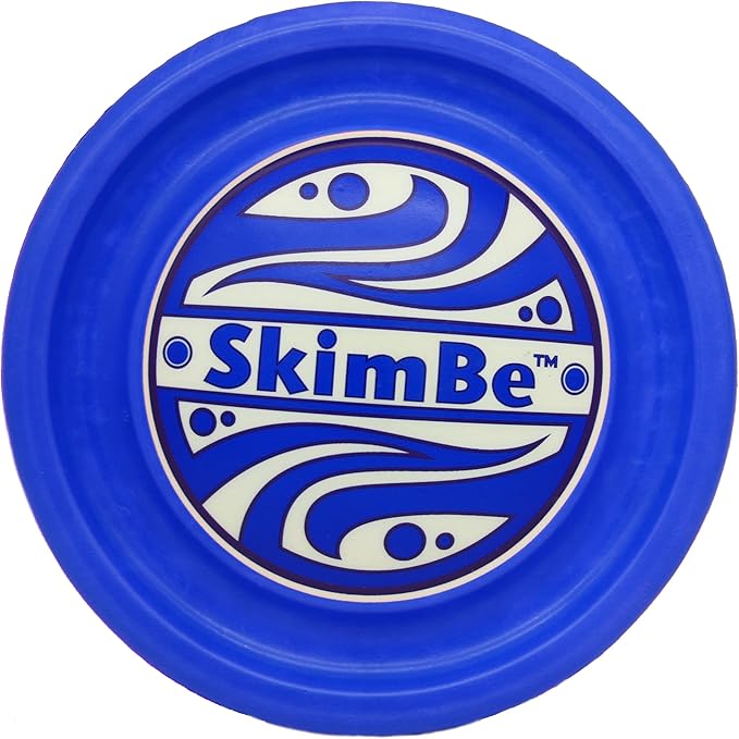 Skipping Disc Toy – Water Skipping Disc for Pool, Beach & Summer Fun – Floating Foam Throw Toy for Kids & Adults, Outdoor Water Play, Swim Training, Backyard Games (Blue)