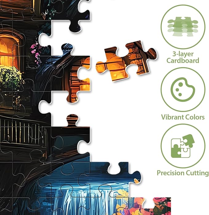 Puzzles for Adults 500 Pieces, Nature Jigsaw Puzzles 500 Piece for Adults Seniors, Challenging Puzzle Perfect for Game Nights, Great Gift for Jigsaw Puzzle Lovers, Size: 20.5" x 15"